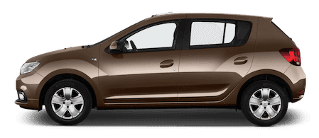 dacia sandero seitenansicht