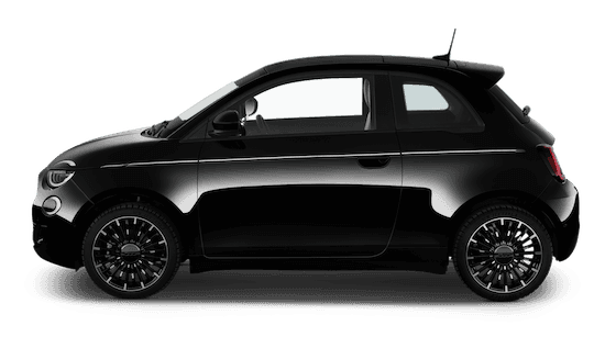 fiat 500 e seitenansicht