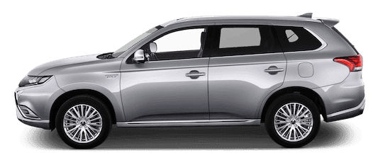 mitsubishi outlander seitenansicht
