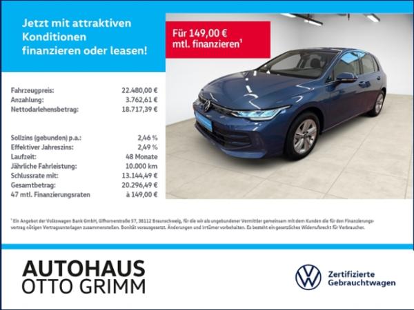 Volkswagen Golf VIII 1.5 TSI Life AHK LED Navi ACC
