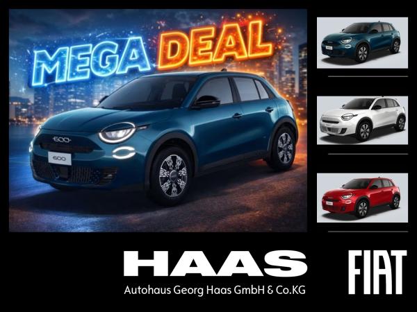 Fiat 600 🚗🔥SOFORT VERFÜGBAR Business Edition mit Stil: Navi 🧭 | Sitzheizung ♨️ | Allwetterbereifung 🛣️