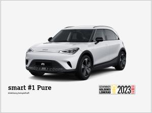 smart #1 Pure MY27❗️inkl. 6.000€ E-Prämie Anzahlung¹⚡(LED, Autobahnassistent, Android Auto/Carplay, uvm.)