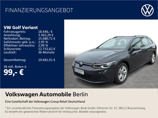 Volkswagen Golf Variant 2.0 TDI DSG Life Navi LED PDC SHZ
