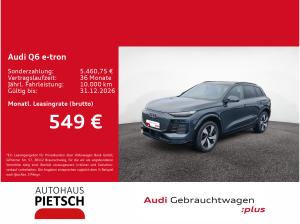 Audi Q6 e-tron 76 kWh tech AHK Sportsitze