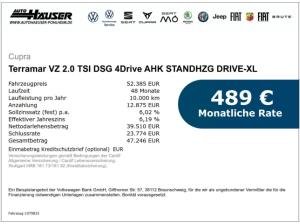 Cupra Terramar VZ 2.0 TSI DSG 4Drive AHK STANDHZG DRIVE-XL SENNHEISER KAMERA