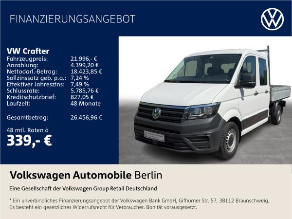 Volkswagen Crafter Pritsche DOKA L2 FWD 2.0 TDI AHZV GRA