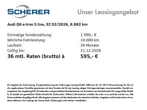 Audi Q6 e-tron S line performance HUD Panorama B&O