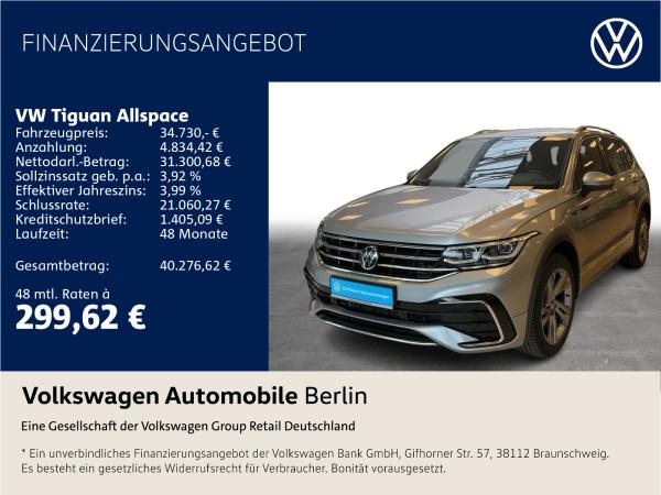 Volkswagen Tiguan Allspace 2.0 TDI DSG R-Line 4Motion Navi