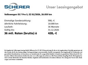 Volkswagen ID.7 Pro S IQ.LIGHT WäPu 360° AHK DCC H/K