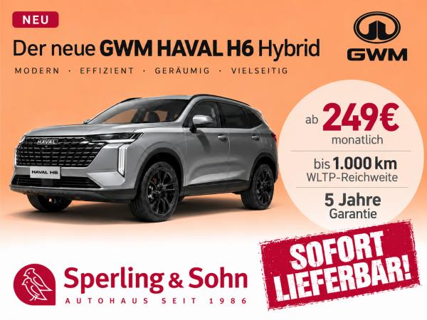 GWM Haval H6 LUXURY Hybrid ✔️❗Head-Up Display - NAVI - Ambientbeleuchtung❗SOFORT LIEFERBAR!✔️