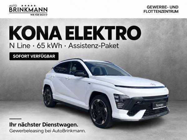Hyundai KONA Elektro ab 296,20 € Netto 🎯 N Line | 65 kWh | Assistenz-Paket | el. Heckklappe