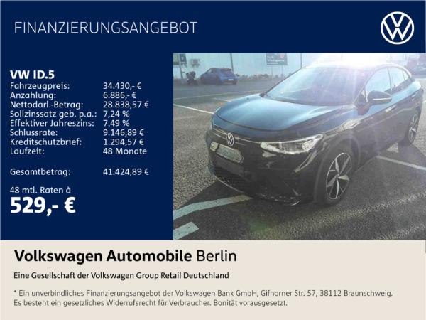 Volkswagen ID.5 GTX mit Infotainment-Paket 4Motion