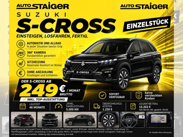 Suzuki S-Cross Comfort+🔥Automatik🚗 Allrad🔥Einzelstück💎💎