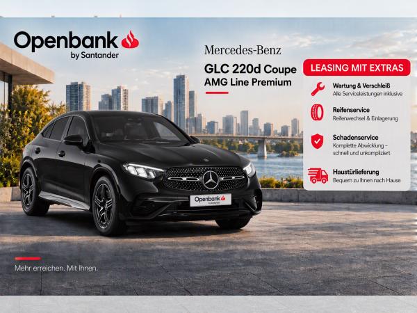 Mercedes-Benz GLC 220 d 4MATIC Coupé AMG-Line Premium inkl. Wartung/Verschleiß + Reifenservice + Schadenmanagement