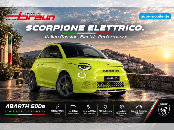 Abarth 500 Elektro Cabrio 42 kWh "Herbst-Special"