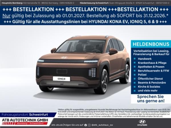 Hyundai IONIQ 9 110 kWh Heckantrieb Navi Memory Sitze Totwinkelassistent