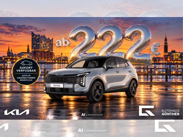 Kia Sportage Automatik Black Edition *sofort verfügbar* Lunarsilber / Dach Schwarz | Privat