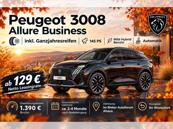 Peugeot 3008 Allure | Gewerbe | Vorlauf | inkl. Ganzjahresreifen