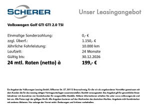 Volkswagen Golf GTI 2.0 TSI DSG  BLACKSTYLE HARMAN NAVI HEADUP SITZHZ KAMERA