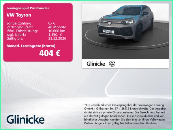 Volkswagen Tayron R-Line *ABVERKAUF* 2,0 l TDI 4MOTION 7-Gang-Doppelkupplungsgetriebe DSG