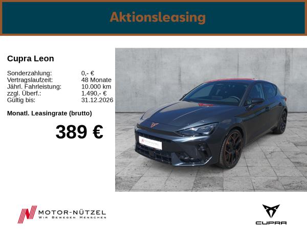 Cupra Leon 2.0 TSI VZ Black Edition 7-Gang DSG