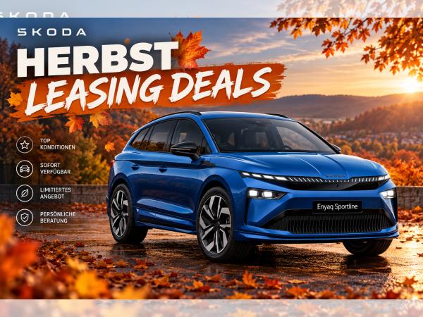 Skoda Enyaq Sportline 60 🍂 Herbst Leasing Deals 🍁-frei Konfigurierbar-