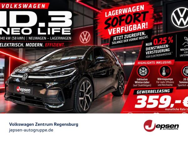 Volkswagen ID.3 Neo Life 61 kWh inkl. WR Wärmepumpe