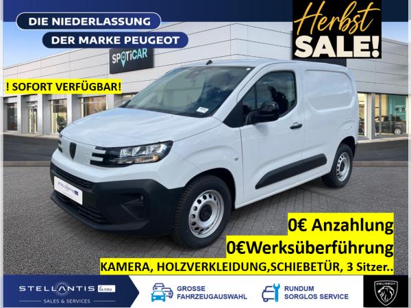 Peugeot Partner KASTEN L1/H1⭐100PS⭐ SCHALTER⭐SOFORT VERFÜGBAR ⭐ B2B DEAL ⭐